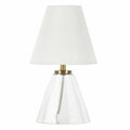 Hudson & Canal Henn, Hart  Makenna Clear Glass Mini Table Lamp ML0918